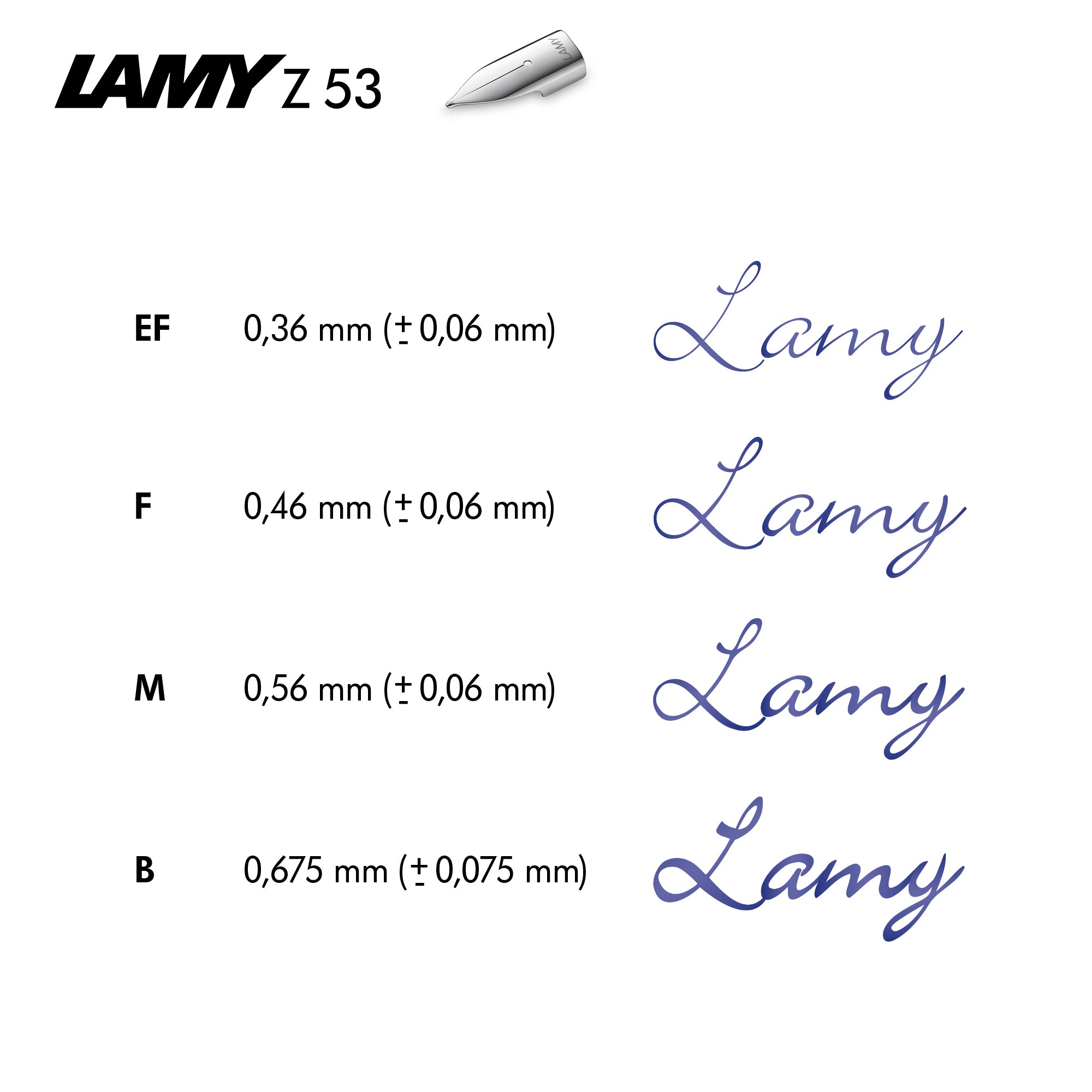 LAMY Z53 spets
