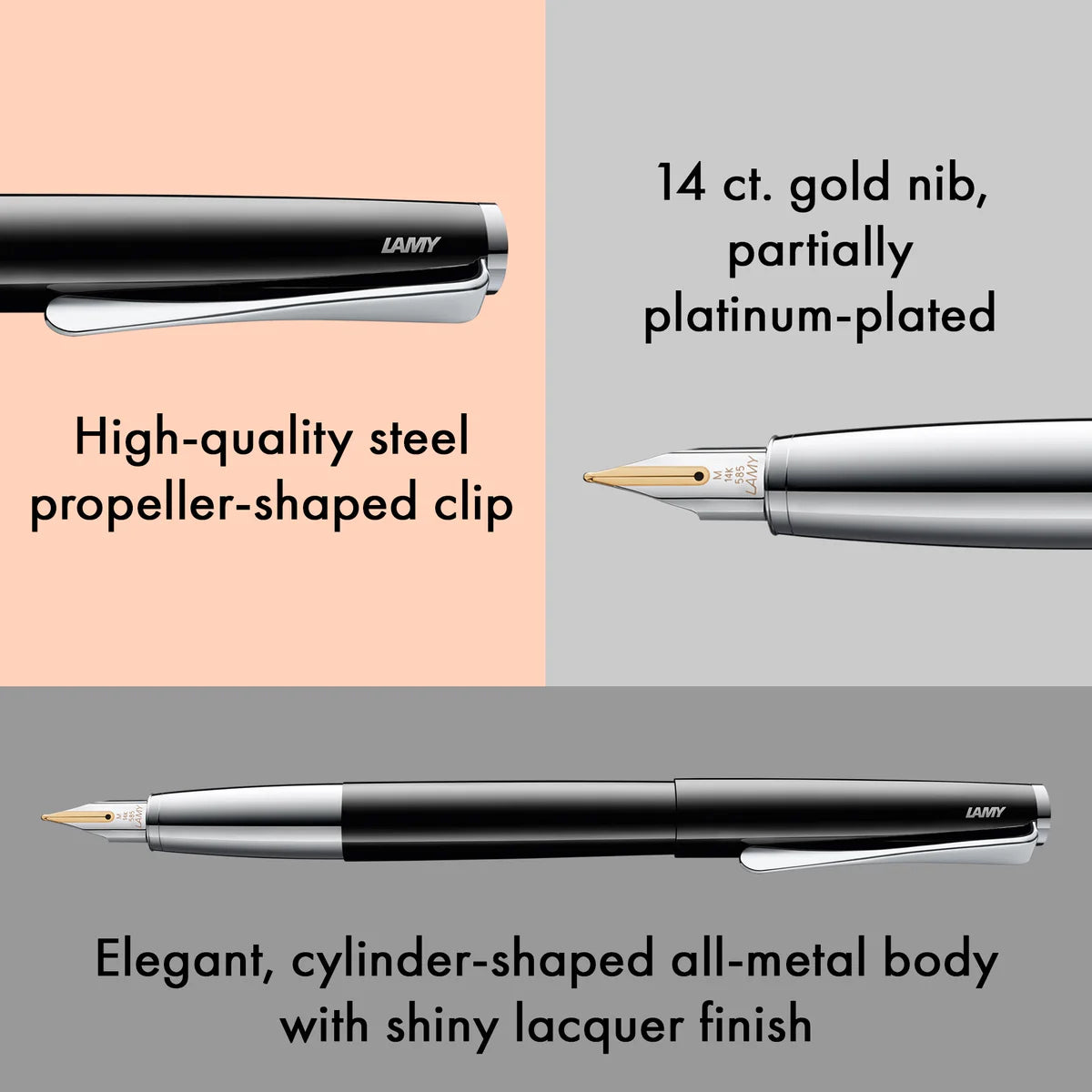 LAMY studio piano black Fountain pen