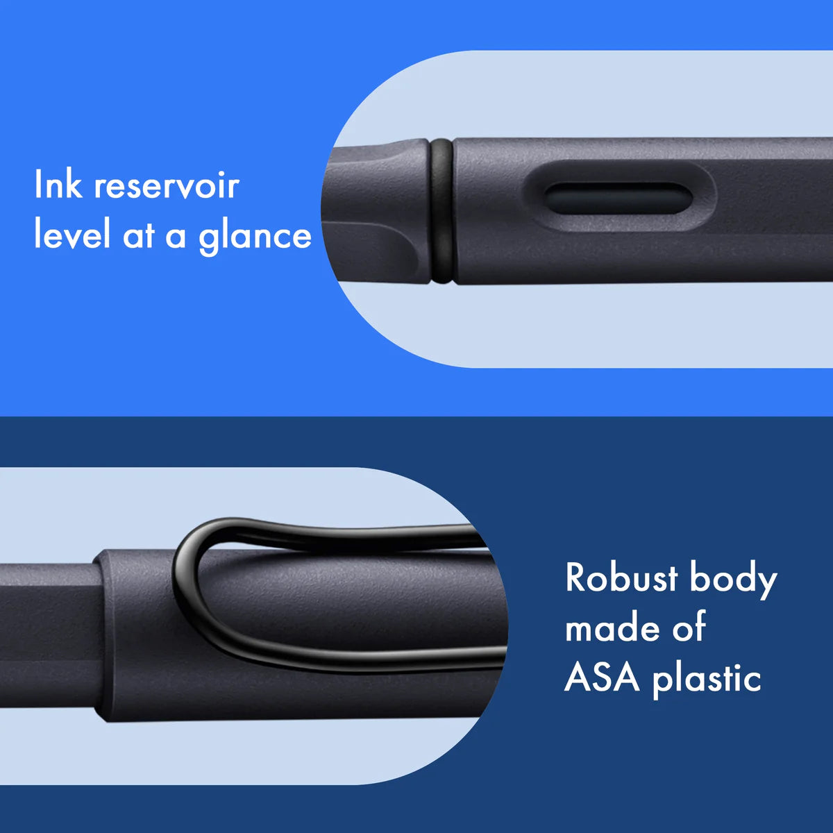 LAMY safari steel black Fountain pen
