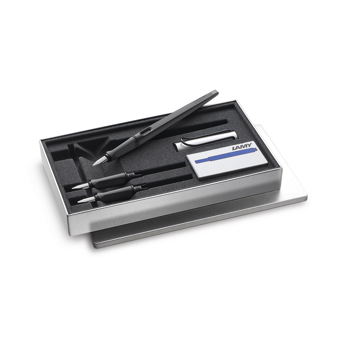 LAMY joy AL calligraphy pen set black