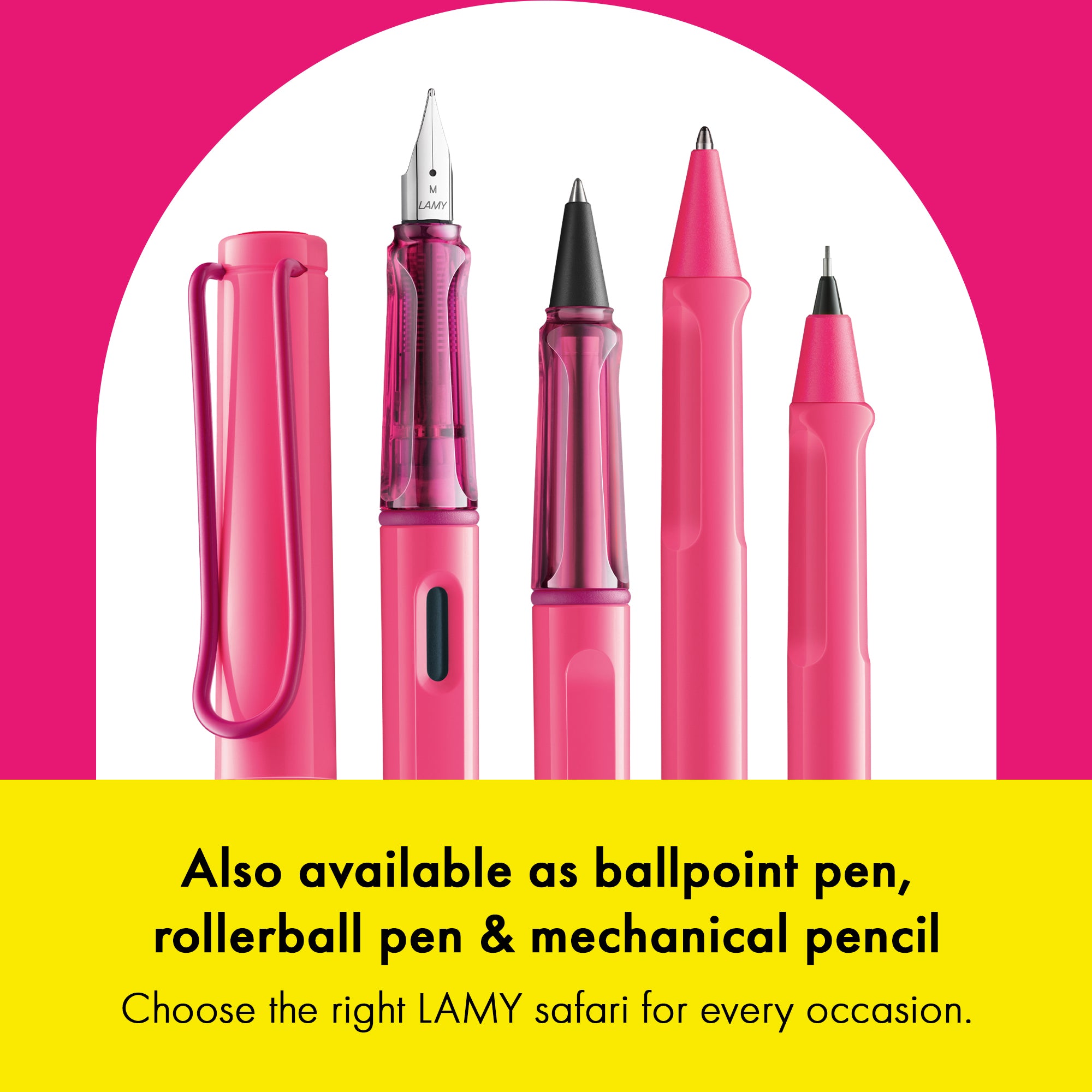 LAMY safari neon-pink Fountain pen - Special Edition 2026