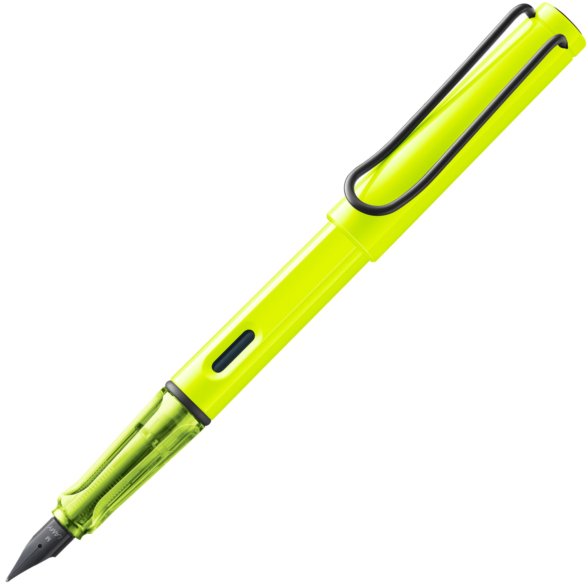 lamy safari neon yellow fountain pen