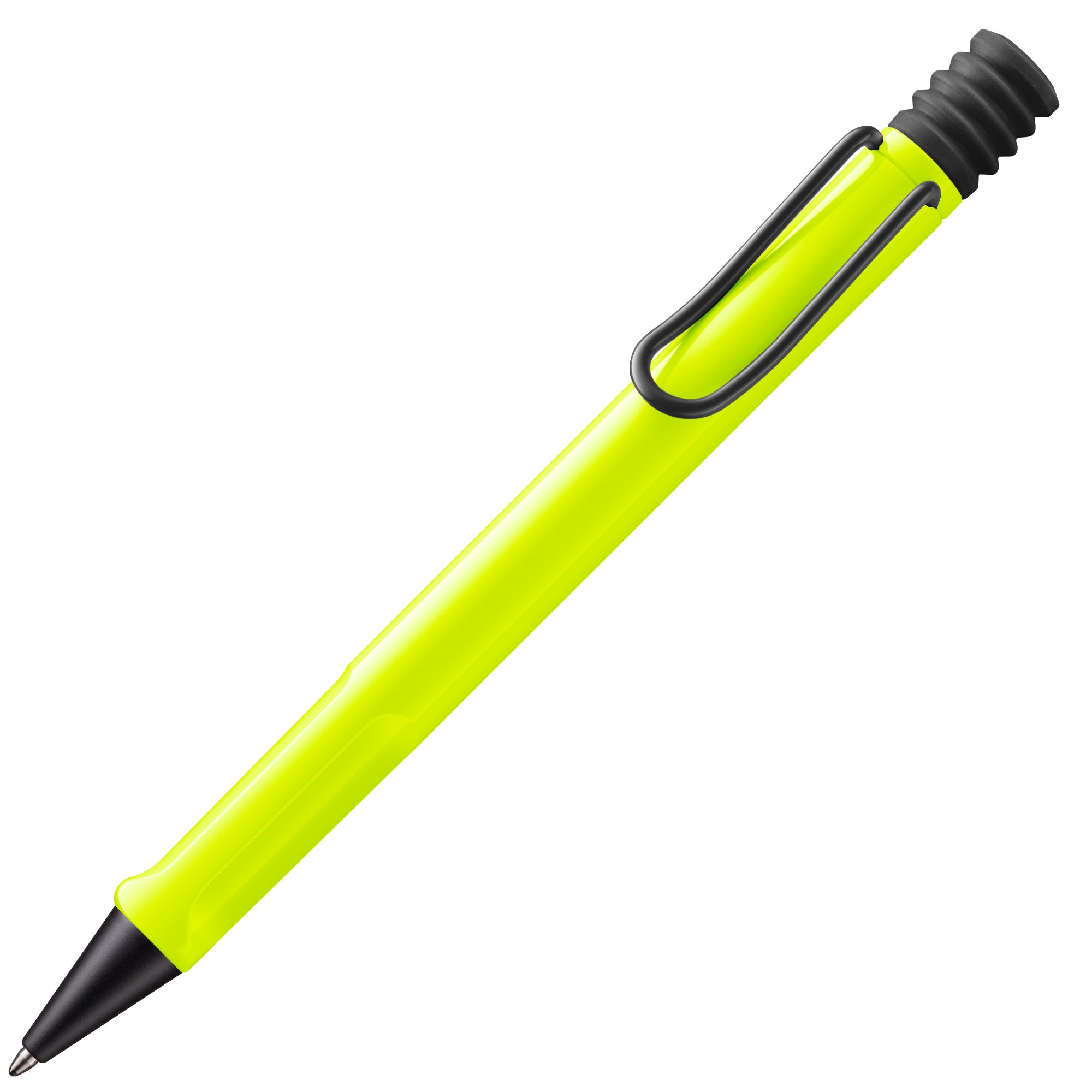 safari neon yellow ballpoint pen