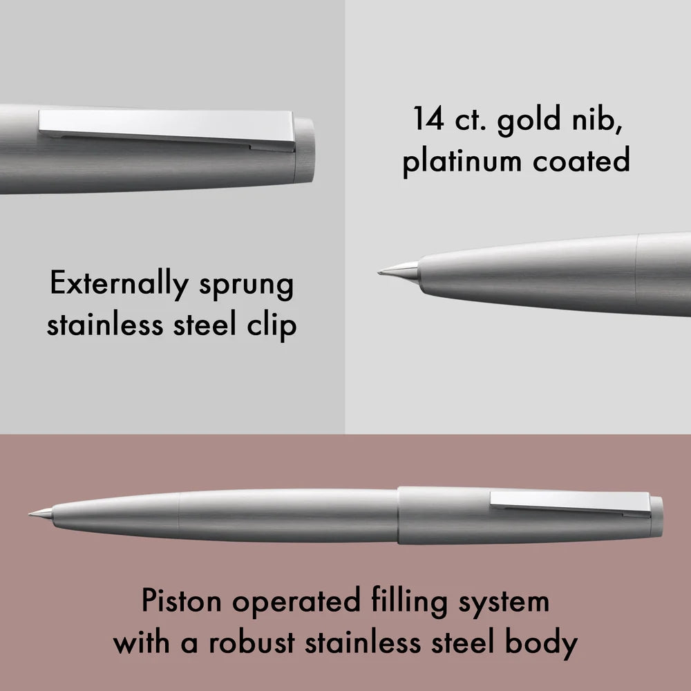 LAMY 2000 steel Reservoarpenna