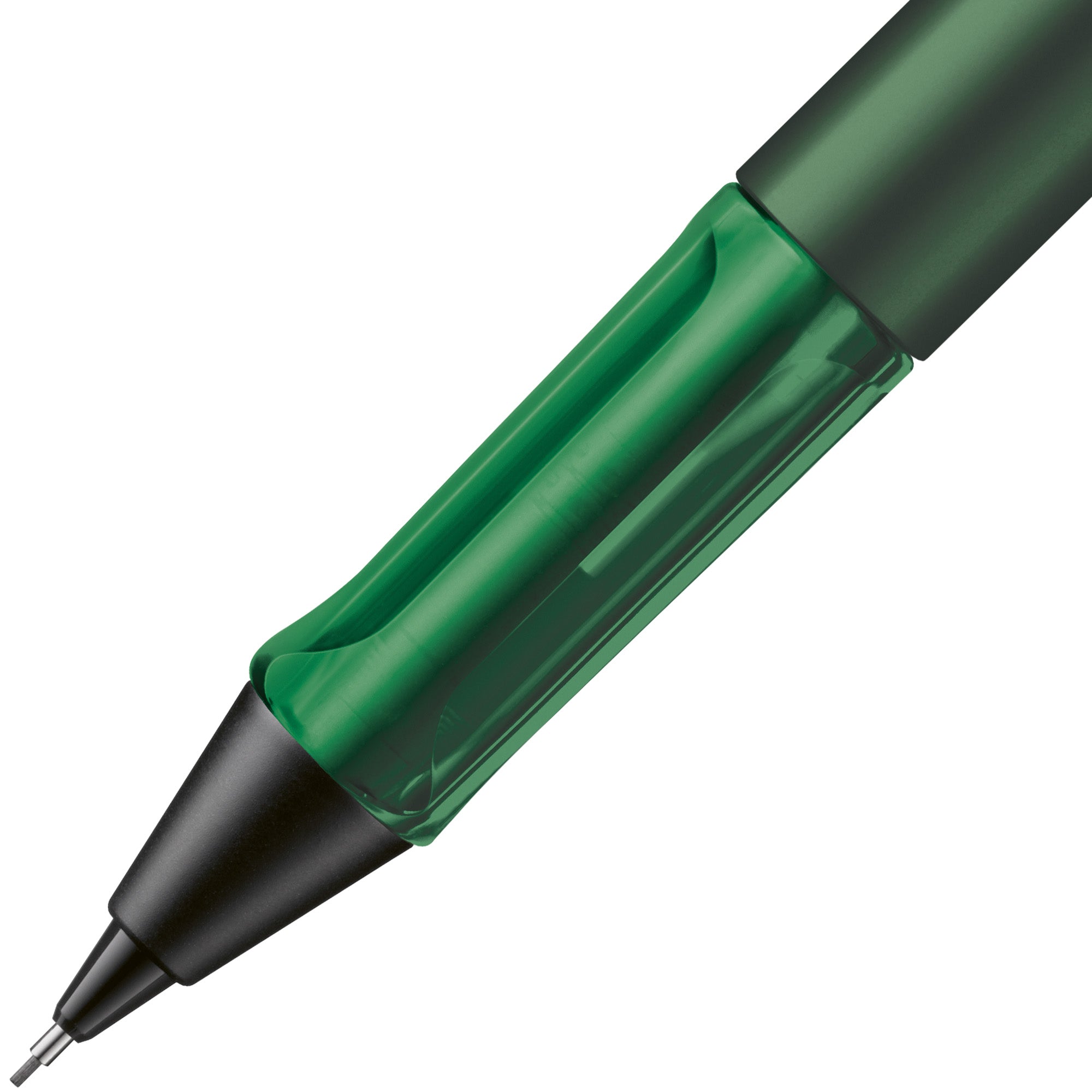close-up of lamy al-star pine mechanical pencil