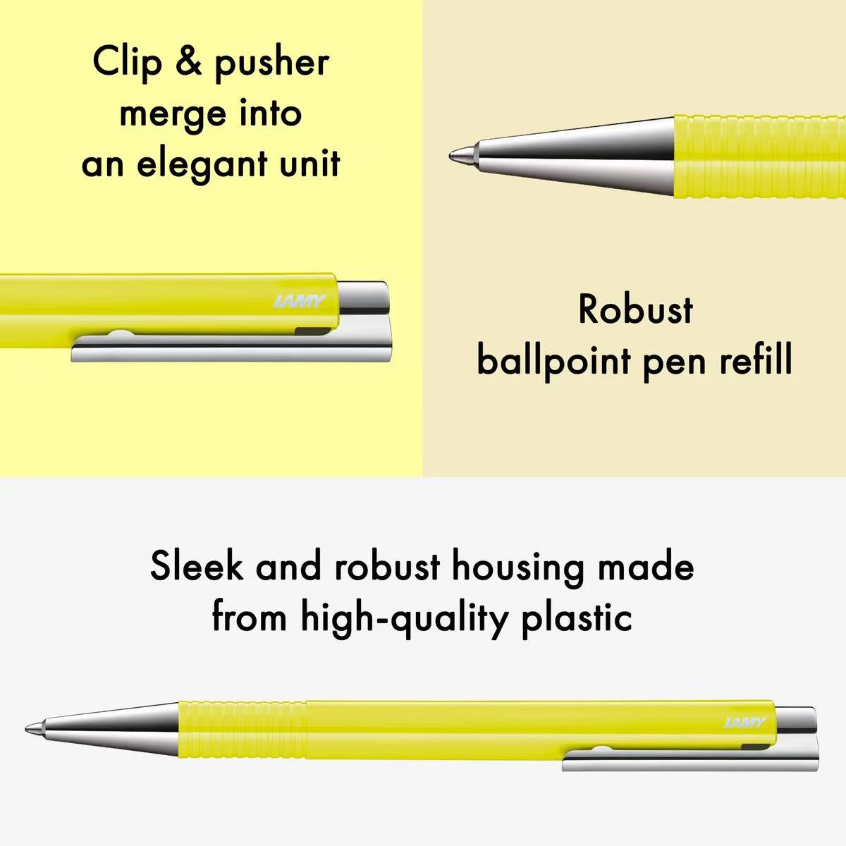 LAMY logo M+ neonyellow Ballpoint pen - Special Edition 2026