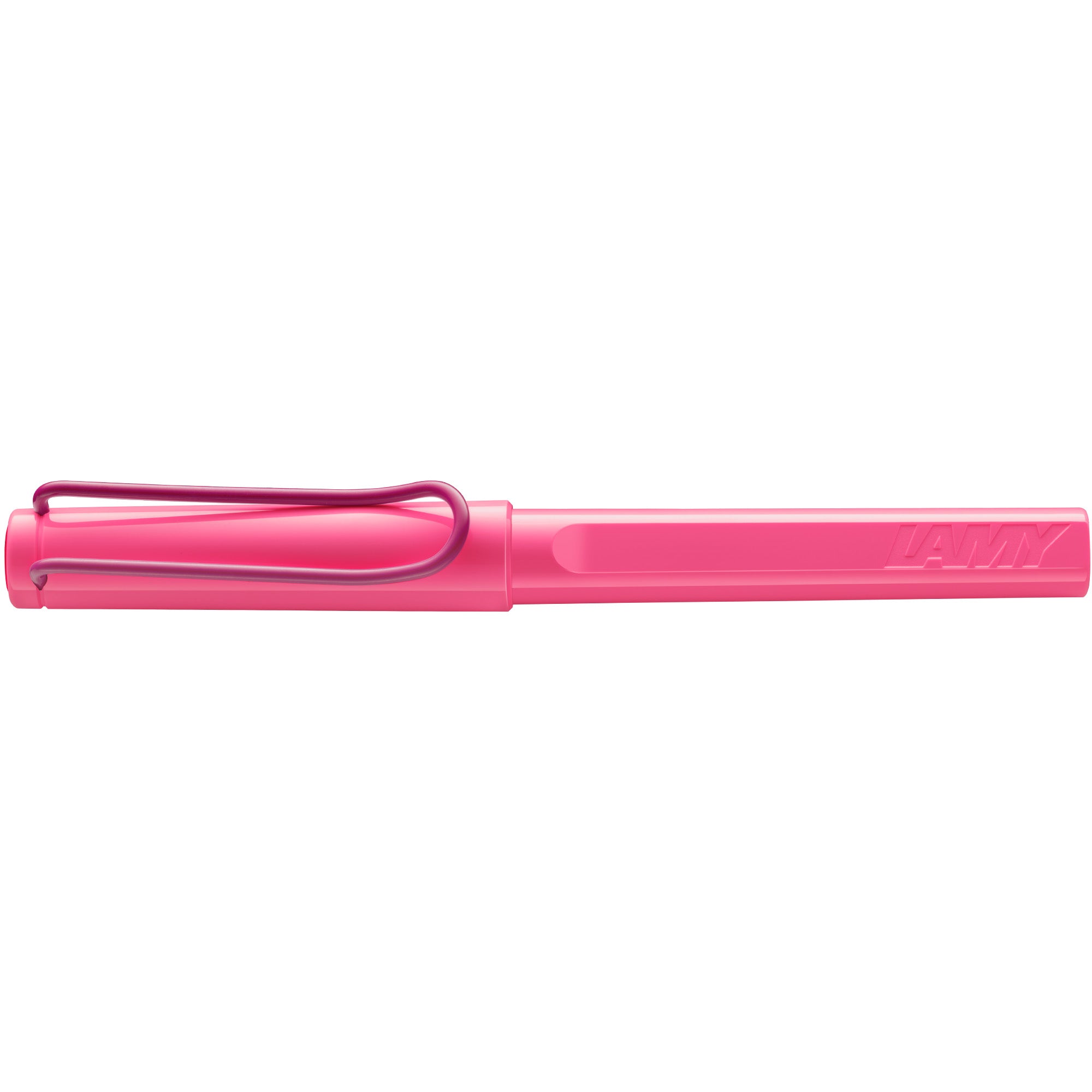 neon pink rollerball pen