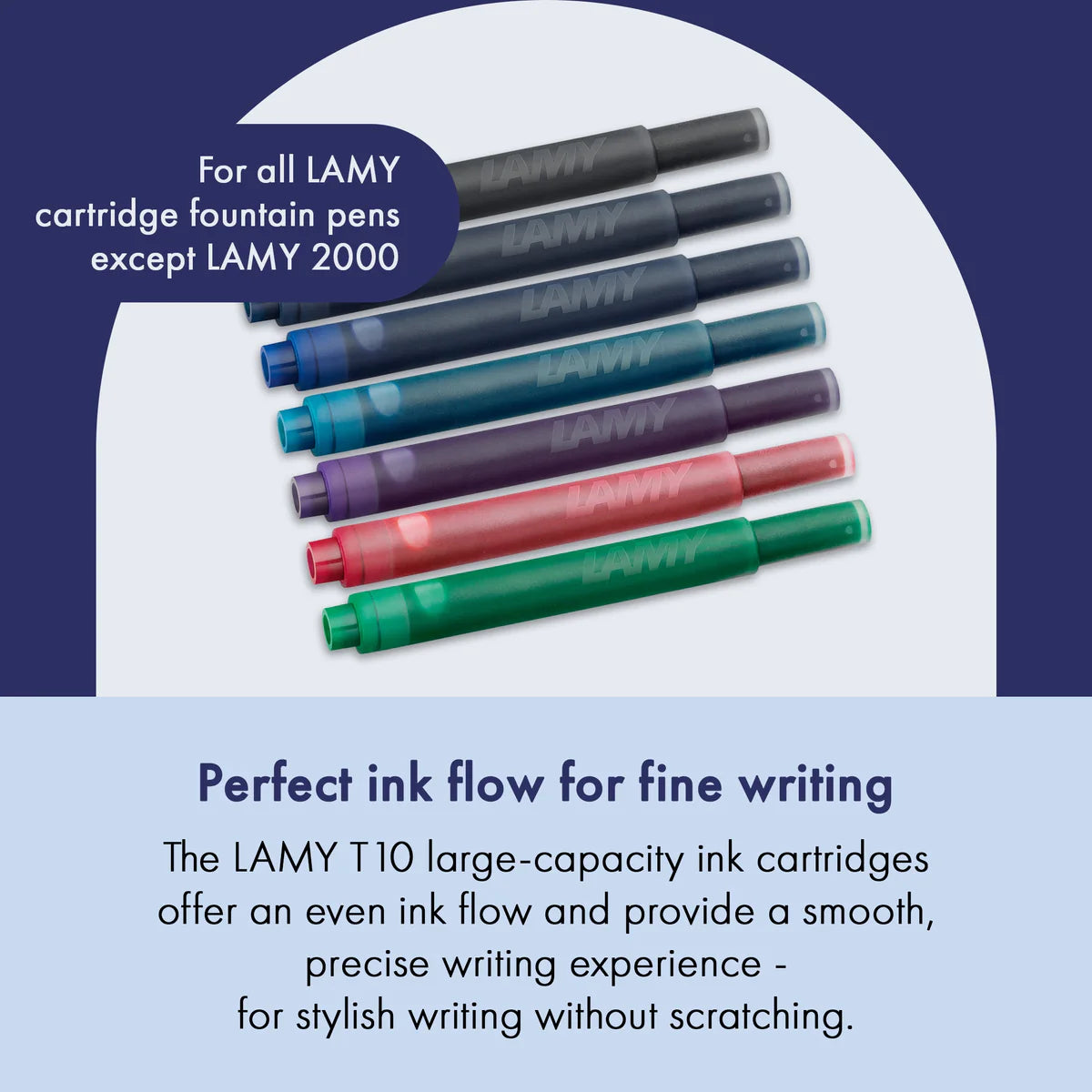 LAMY T10 bläckpatroner - violett