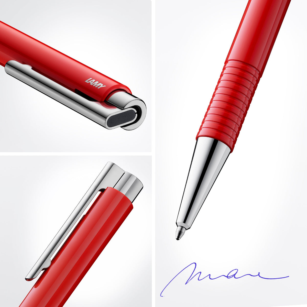 features of LAMY logo M+ red