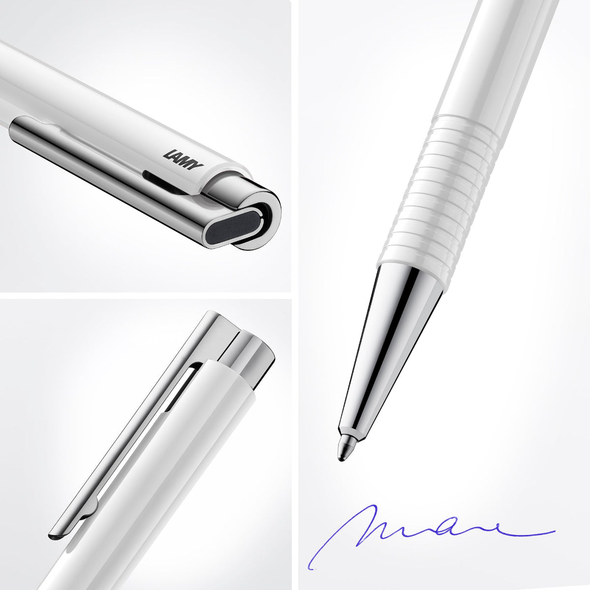 features of LAMY logo M+ white