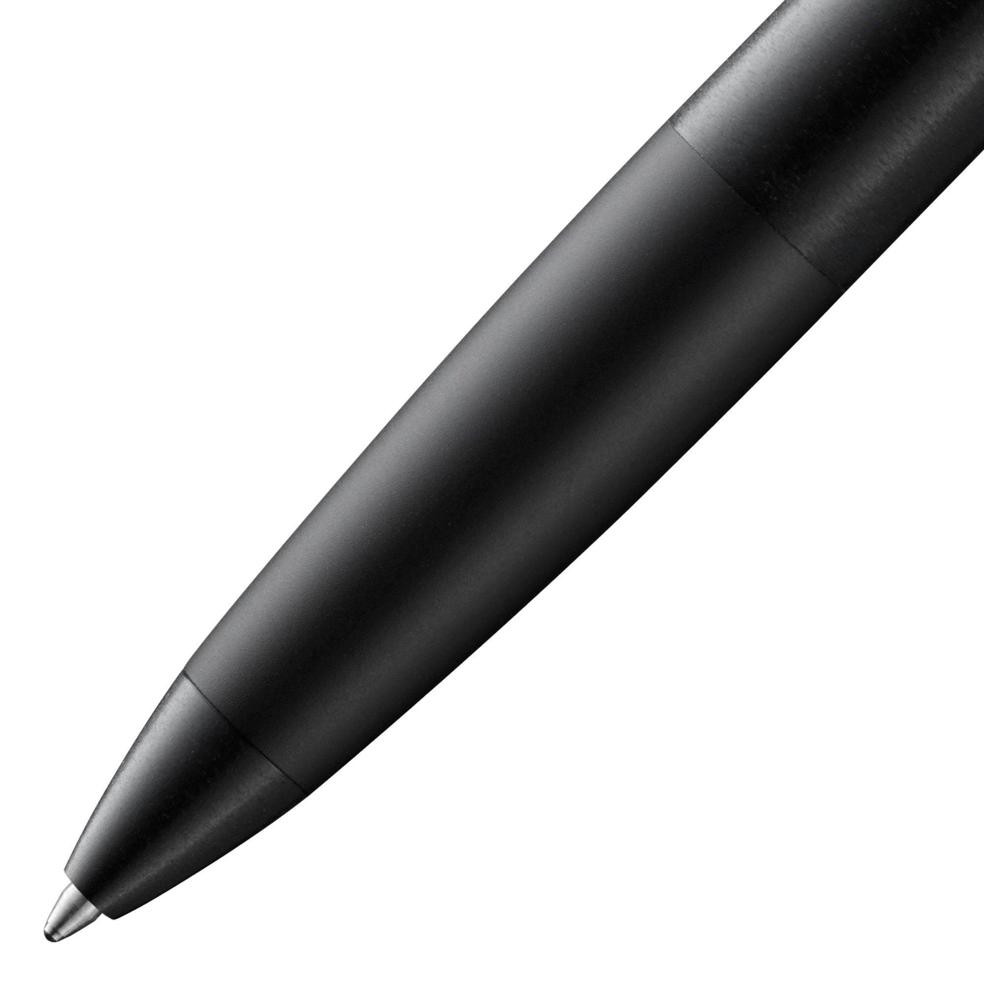 close-up LAMY aion black ballpoint pen