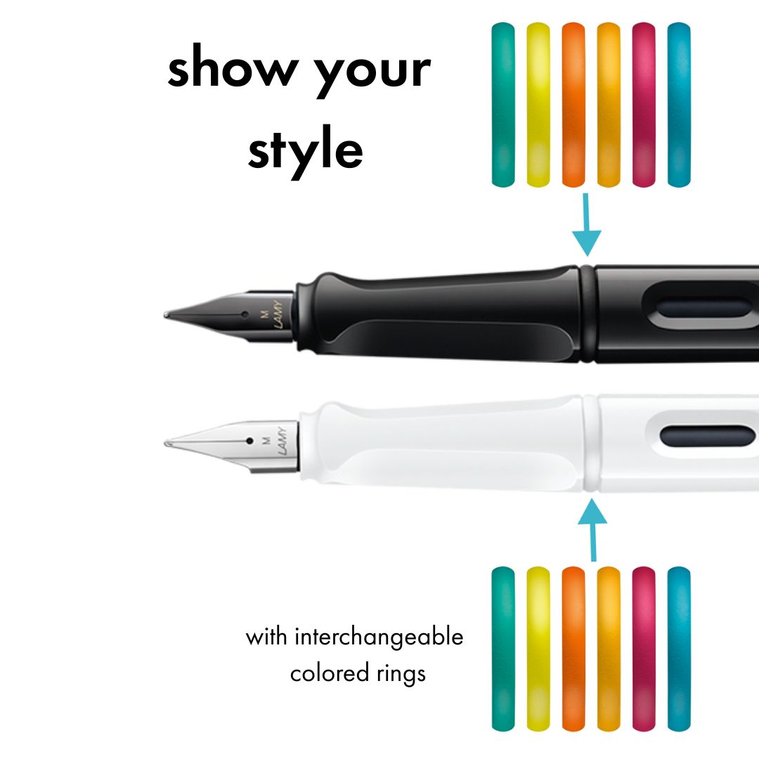 LAMY safari all black multicolor presentset