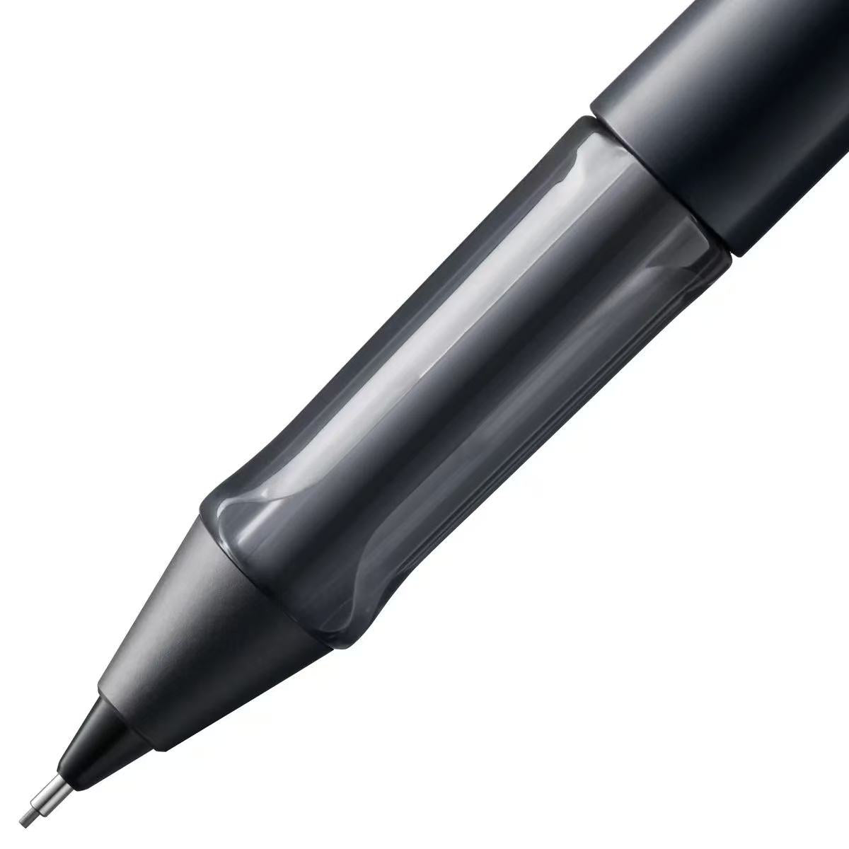 close-up of lamy al-star black mechanical pencil