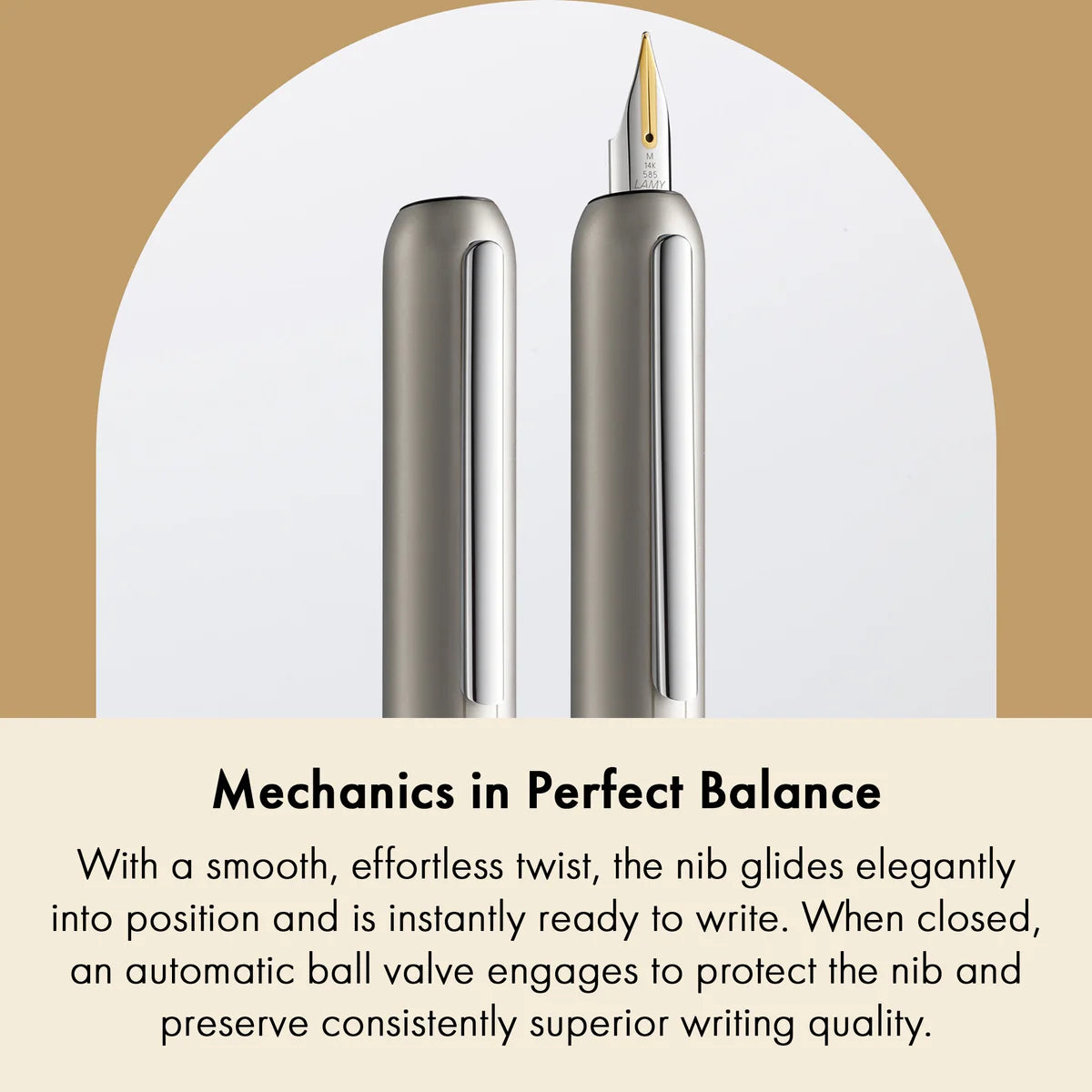 LAMY dialog 3 Palladium Reservoarpenna