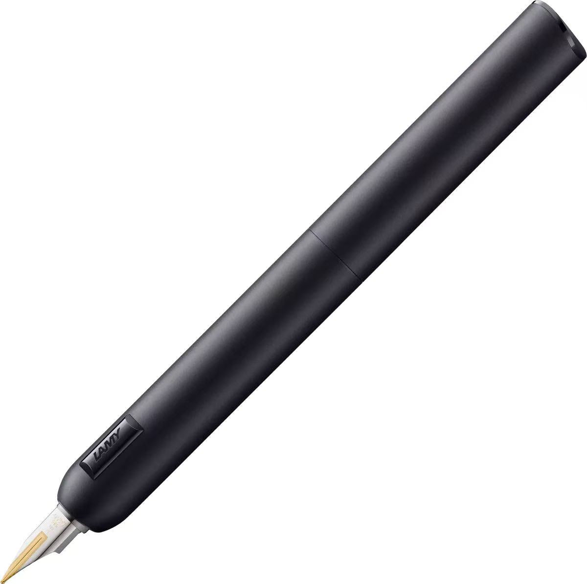LAMY dialog cc All Black fountain pen with retractable 14k gold nib