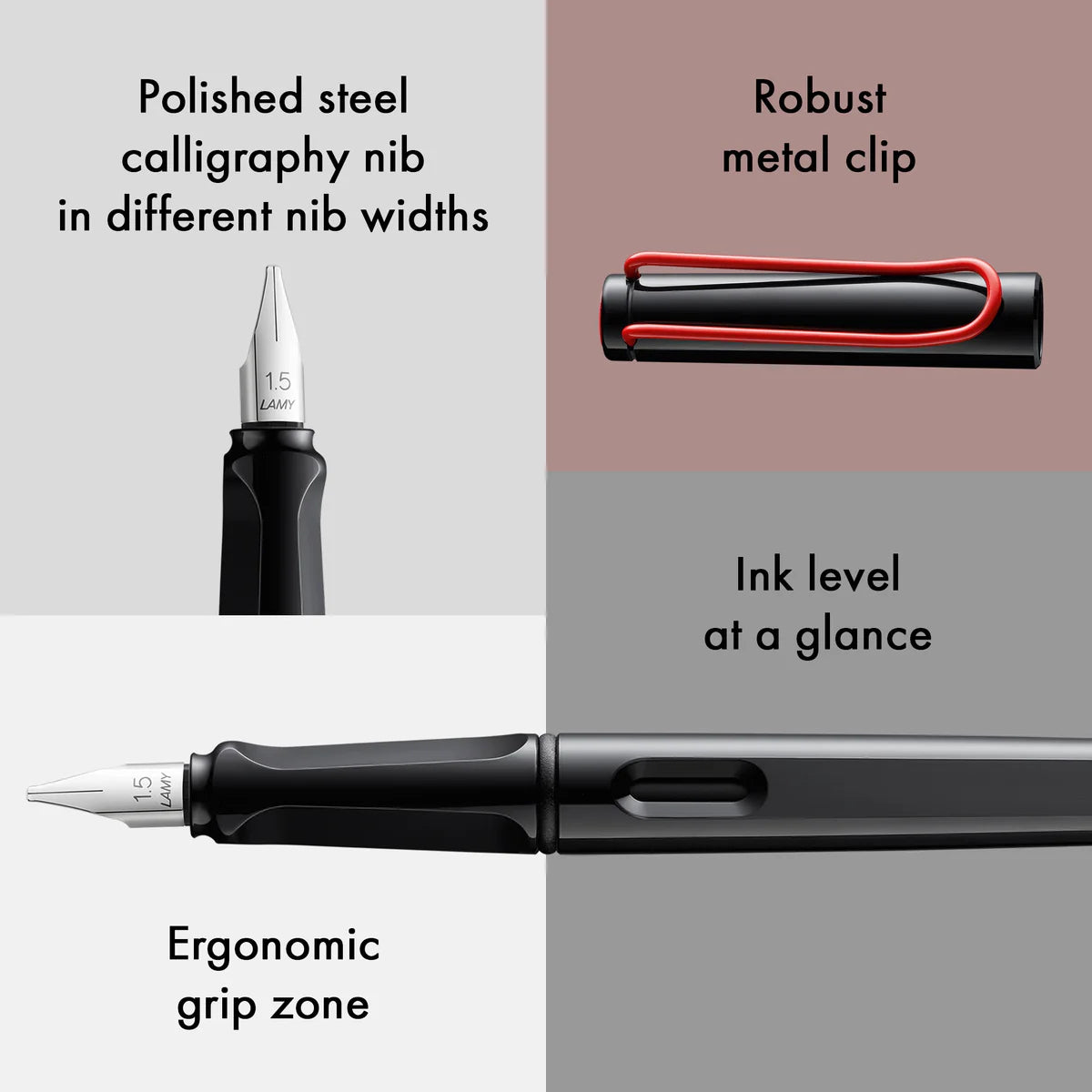 LAMY joy black calligraphy pen