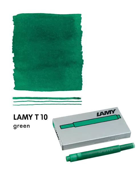 LAMY T10 bläckpatroner - grön