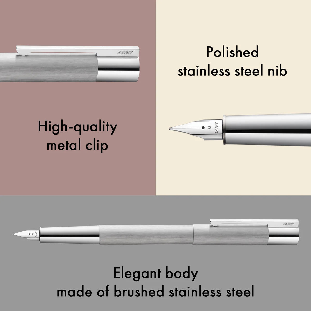 LAMY scala brushed silver Fountain pen