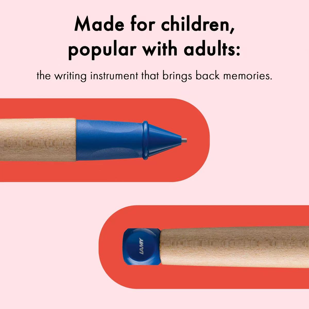 lamy abc blue mechanical pencil with details