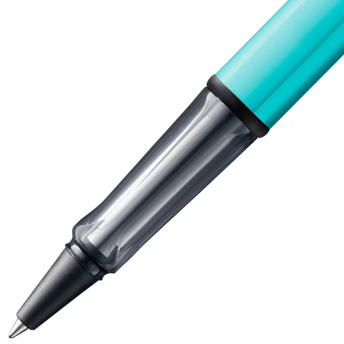 close-up of lamy al-star turmaline rollerball pen