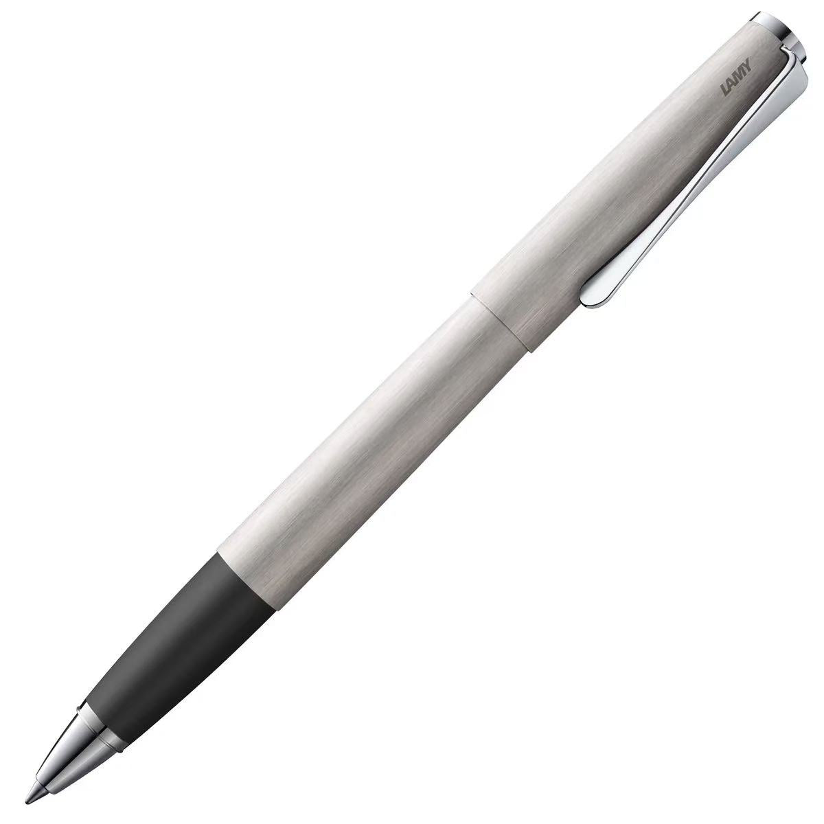 lamy studio brushed steel rollerball pen