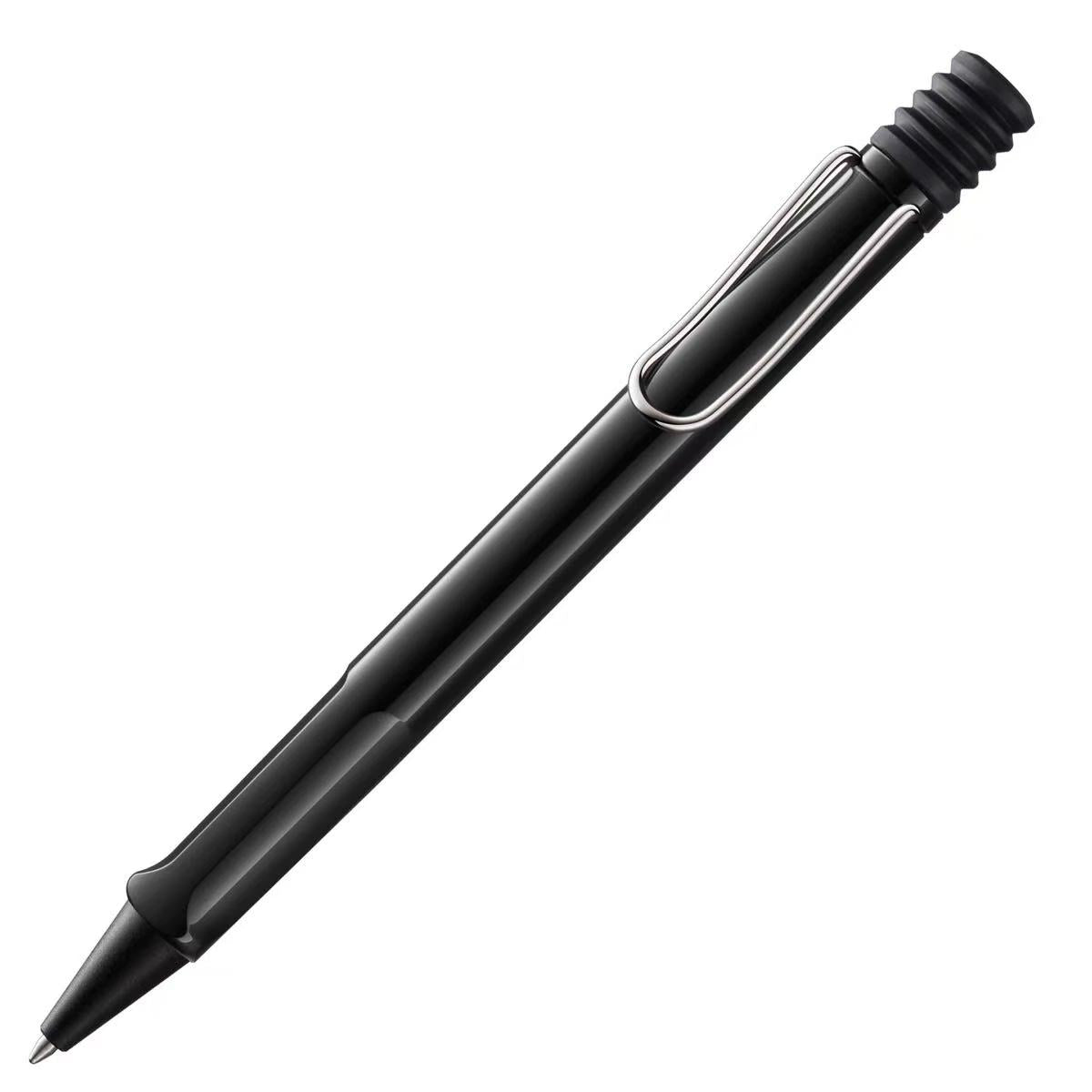 LAMY safari Black ballpoint pen on a white background