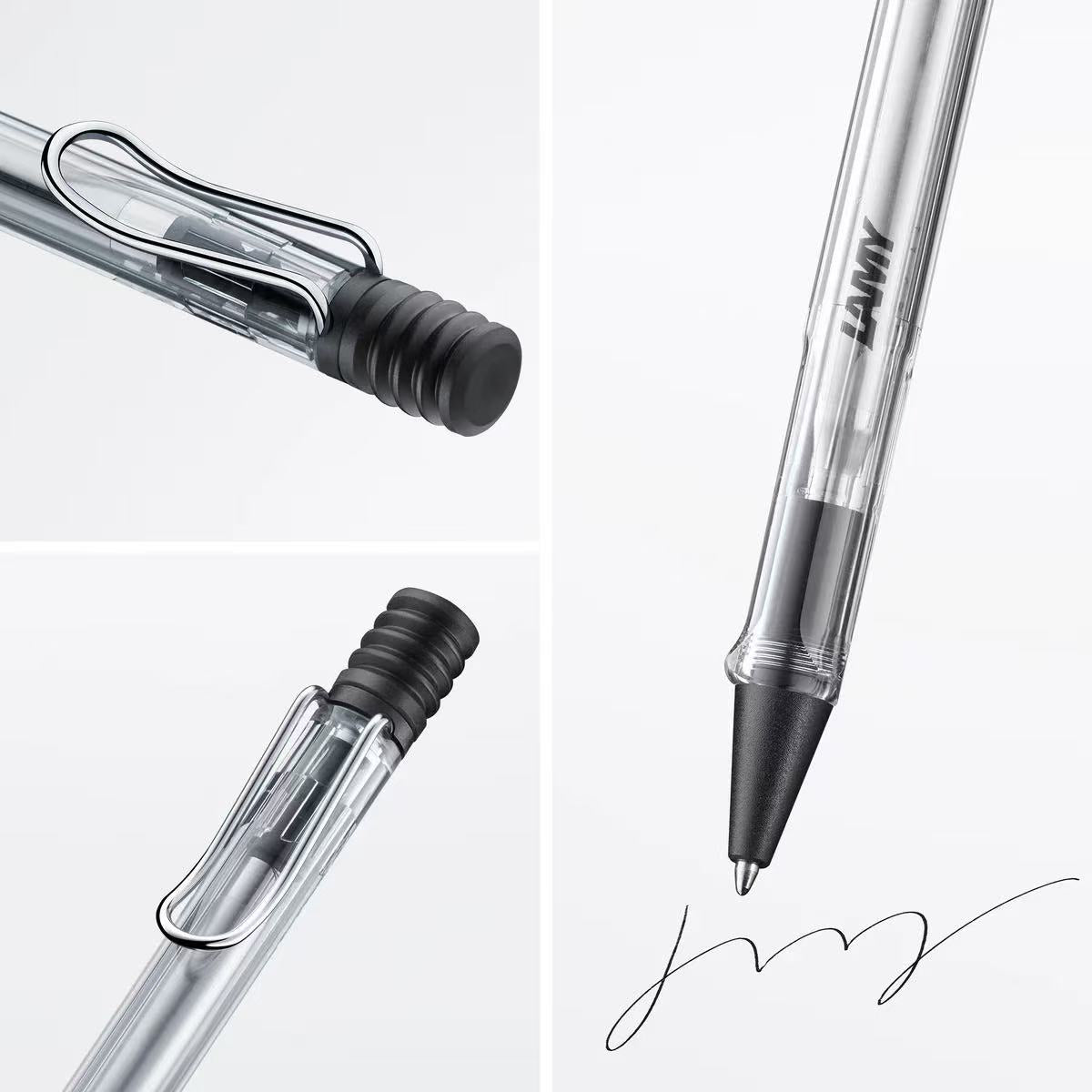 feature images of LAMY safari vista transparent ballpoint pen