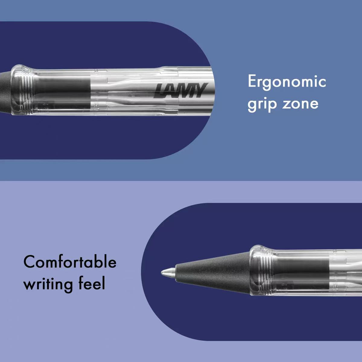 features of LAMY safari vista transparent ballpoint pen