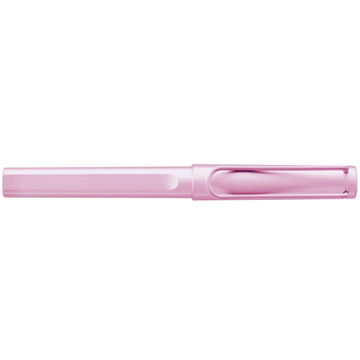 lamy safari light rose rollerball pen